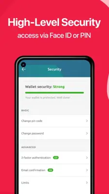 Tron Wallet - store & exchange TRX coins android App screenshot 1