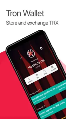 Tron Wallet - store & exchange TRX coins android App screenshot 5